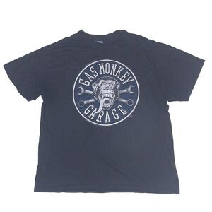 Gas Monkey Graphic Logo Crew Short Sleeve T-Shirt Size 2XL Monkey Dallas TX
